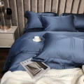 Ropa de cama de color puro con la sábana para los textiles para el hogar